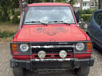 Gebraucht Mitsubishi Pajero 141 PS (103 kW) 1989 Rot SUV