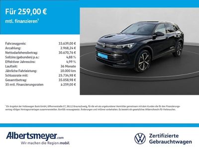 Gebraucht VW Tiguan Goal 150 PS (110 kW) 2025 Schwarz SUV