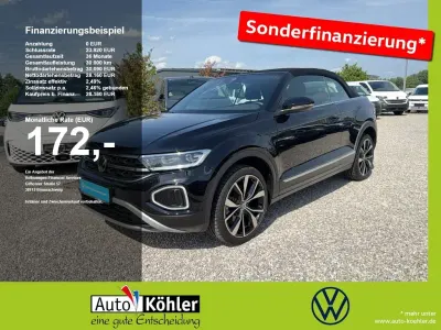 Gebraucht VW T-Roc Cabriolet Style 150 PS (110 kW) 2025 Deep black perleffekt Cabrio