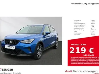 Second-hand Seat Arona Style 110 CP (80 kW) 2022 Albastru SUV
