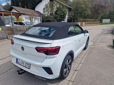 Second-hand VW T-Roc Cabriolet R-line 150 CP (110 kW) 2022 Alb Cabrio