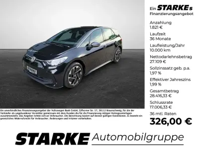 Gebraucht VW ID.3 Pro 150 kW (204 PS) 2024 Schwarz (grenadillschwarz metallic) Kleinwagen