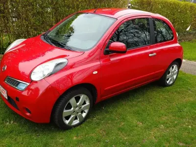 Gebraucht Nissan Micra I-Way 65 PS (47 kW) 2009 Rot Limousine