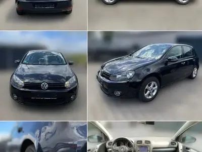 Gebraucht VW Golf VI 80 PS (58 kW) 2009 Schwarz Kleinwagen