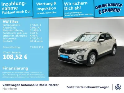 Gebraucht VW T-Roc Life 110 PS (80 kW) 2023 Grau SUV