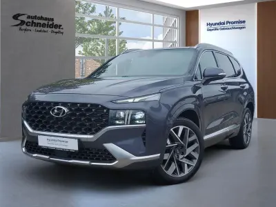 Gebraucht Hyundai Santa Fe Signature 193 PS (141 kW) 2022 Blau SUV