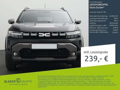 Ny Dacia Duster Journey 141 HK (103 kW) 2025 Svart SUV