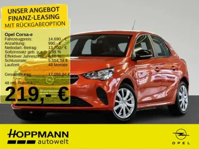 Usata Opel Corsa-e Edition 100 kW (136 CV) 2022 Arancione Utilitaria