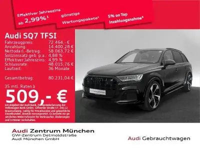 Gebraucht Audi SQ7 Ambiente 507 PS (372 kW) 2022 Mythosschwarz metallic SUV
