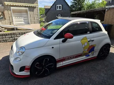 Gebraucht Abarth 595 Turismo 160 PS (117 kW) 2013 Weiß Kleinwagen