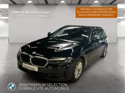 Gebraucht BMW 520 Sport Line 190 PS (139 kW) 2022 Schwarz Kombi