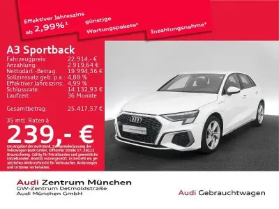 Brugt Audi A3 S-Line 204 HK (150 kW) 2022 Hvid Sedan