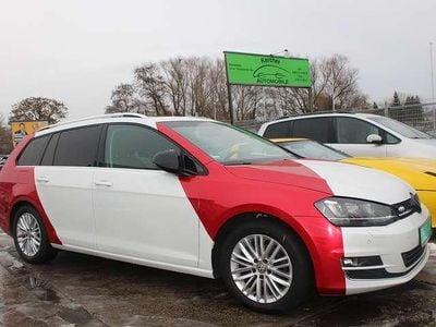 Oryxweiß perlmutteffekt Gebraucht 2014 VW Golf VII Highline Kombi | 7.990 € (Fairer Preis)