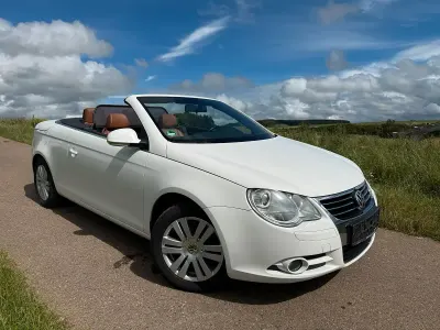 Gebraucht VW Eos 122 PS (89 kW) 2008 Weiß Cabrio