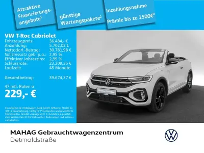 Gebraucht VW T-Roc Cabriolet Karmann 150 PS (110 kW) 2025 Ascotgrau/schwarz Cabrio