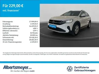 Usata VW Taigo Life 70 CV (51 kW) 2022 Bianco SUV