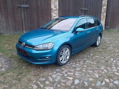 Gebraucht VW Golf VII Comfortline 110 PS (80 kW) 2014 Blau Kombi