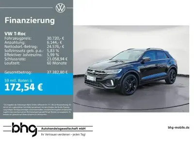 Occasion VW T-Roc R-line 150 ch (110 kW) 2025 Noir SUV