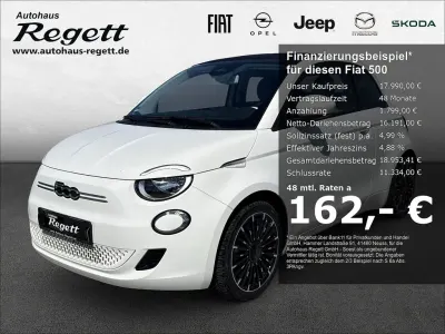 Gebraucht Fiat 500e Icon 86 kW (118 PS) 2022 Arktis weiß) (weiss Kleinwagen