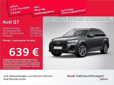 Grau Gebraucht 2025 Audi Q7 S-Line SUV | 68.082 € (Superpreis)