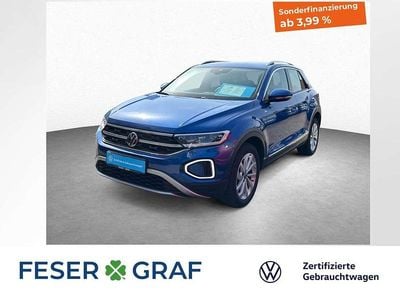 Second-hand VW T-Roc Style 110 CP (80 kW) 2022 Albastru SUV