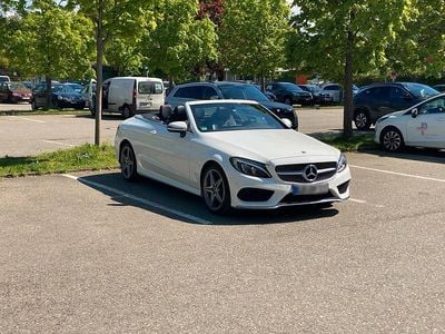 Usata Mercedes C180 AMG 156 CV (114 kW) 2018 Bianco Cabrio