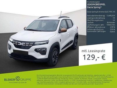 Gebraucht Dacia Spring Extreme 47 kW (65 PS) 2023 Weiß Kleinwagen