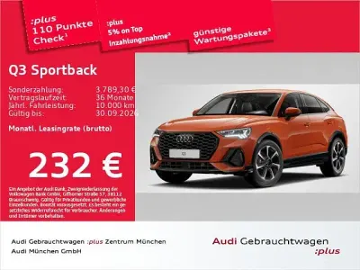 Gebraucht Audi Q3 Sportback Sport 150 PS (110 kW) 2025 Pulsorange SUV