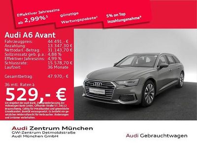 Chronosgrau metallic Gebraucht 2022 Audi A6 Design Kombi | 44.491 € (Teuer)