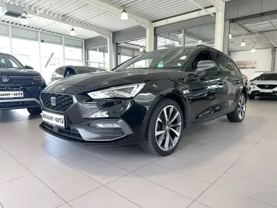Gebraucht Seat Leon ST FR 204 PS (150 kW) 2023 Mitternachtsschwarz metallic Kombi