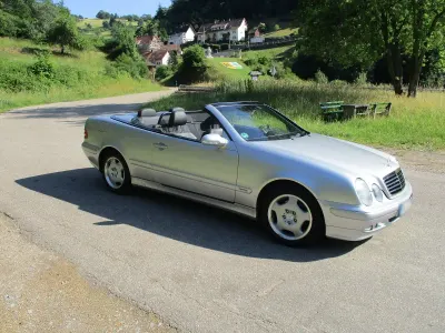 Gebraucht Mercedes CLK200 163 PS (119 kW) 2000 Silber Cabrio