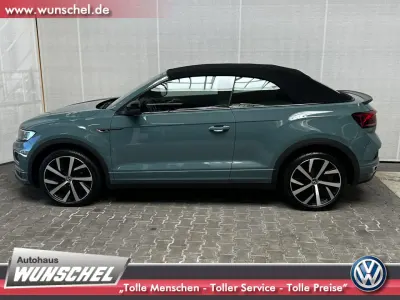 Gebraucht VW T-Roc Cabriolet R-line 150 PS (110 kW) 2021 Grün Cabrio