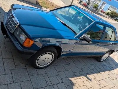 Gebraucht Mercedes 190 1986 Blau Limousine