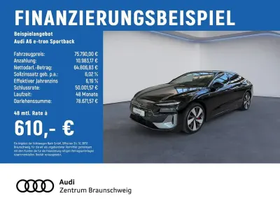 Neu Audi A6 e-tron Sport 314 kW (428 PS) 2026 Schwarz Limousine
