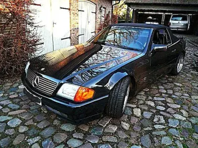 Gebraucht Mercedes SL300 231 PS (169 kW) 1992 Schwarz Cabrio