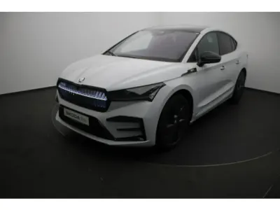 Gebraucht Skoda Enyaq iV RS 219 kW (299 PS) 2022 Moonweiss metallic (metallic) SUV
