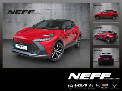 Neu Toyota C-HR 140 PS (102 kW) 2025 Karminarot metallic / dach sc SUV
