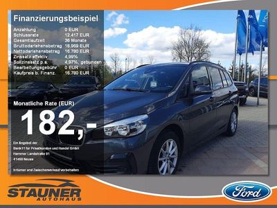 Gebraucht BMW 216 Gran Tourer Advantage 116 PS (85 kW) 2019 Mineralgrau metallic Van / Kleinbus
