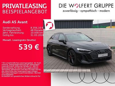 Neu Audi A5 S-Line 367 PS (269 kW) 2025 Mythosschwarz metallic Kombi