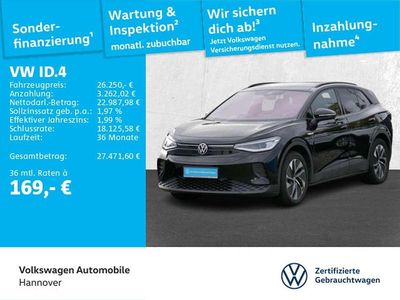 Mythosschwarz (metallic) Gebraucht 2022 VW ID.4 Pro Performance SUV | 26.250 € (Fairer Preis)