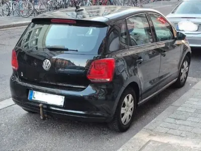 Gebraucht VW Polo Trendline 75 PS (55 kW) 2012 Schwarz Kleinwagen