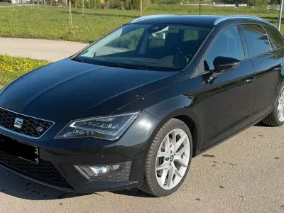 Brugt Seat Leon ST FR 184 HK (135 kW) 2016 Sort Stationcar