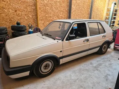 Brugt VW Golf II 72 HK (52 kW) 1990 Hvid Hatchback