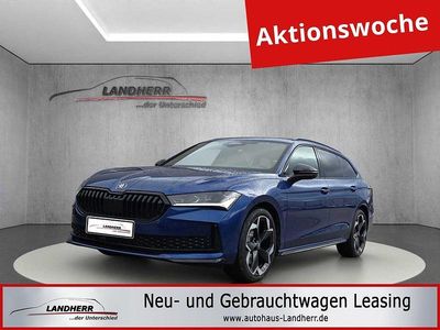 Neu Skoda Superb 193 PS (141 kW) 2025 Cobalt blau metallic Kombi