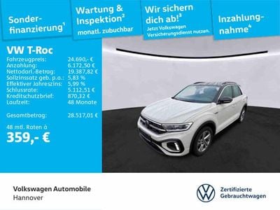 Gebraucht VW T-Roc R-line 150 PS (110 kW) 2023 Grau SUV