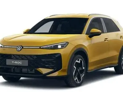 Nowe VW T-Roc Cabriolet R-line 150 KM (110 kW) 2026 Żółty SUV