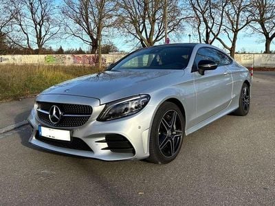 Silber Gebraucht 2019 Mercedes C400 AMG line Coupé | 38.990 € (Etwas zu teuer)