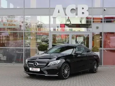 Second-hand Mercedes C180 AMG line 156 CP (114 kW) 2016 Negru Coupe
