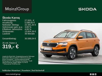 Gebraucht Skoda Karoq Ambition 150 PS (110 kW) 2022 Orange SUV