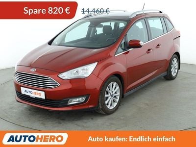 Rot Gebraucht 2018 Ford Grand C-Max Titanium Van / Kleinbus | 13.640 € (Fairer Preis)
